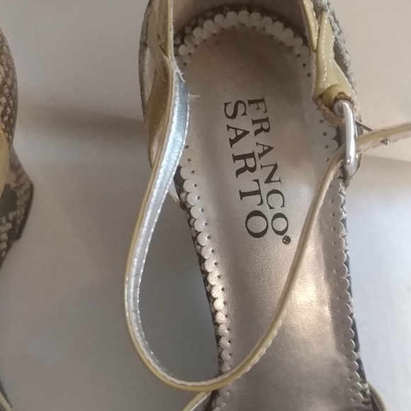 Shoes Franco Sarto wedge heels size 7 gently worn - Picture 2 of 5